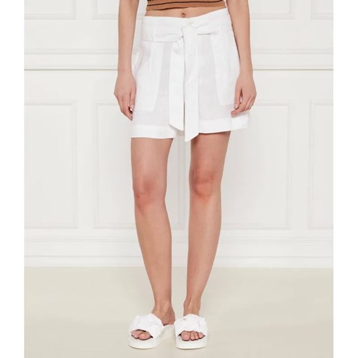 LAUREN RALPH LAUREN Lniane szorty | Regular Fit | high waist ze sklepu Gomez Fashion Store w kategorii Szorty - zdjęcie 184948626
