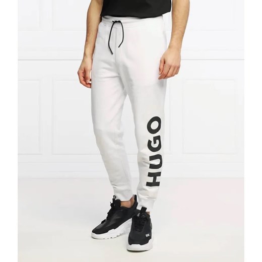 HUGO Spodnie dresowe Darlowe | Regular Fit ze sklepu Gomez Fashion Store w kategorii Spodnie męskie - zdjęcie 184948628
