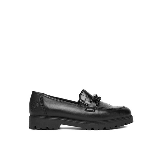 Rieker Loafersy 45561-01 Czarny ze sklepu MODIVO w kategorii Mokasyny damskie - zdjęcie 184949846