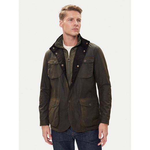 Barbour Kurtka przejściowa Ogston MWX0700OL51 Zielony Regular Fit ze sklepu MODIVO w kategorii Kurtki męskie - zdjęcie 184949937