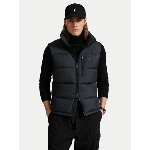 Polo Ralph Lauren Kamizelka 710968283001 Czarny Regular Fit ze sklepu MODIVO w kategorii Kamizelki męskie - zdjęcie 184949999