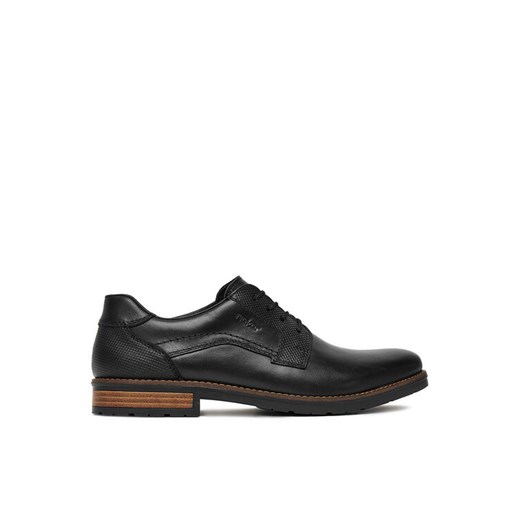 Rieker Półbuty 14603-00 Czarny ze sklepu MODIVO w kategorii Buty eleganckie męskie - zdjęcie 184950006