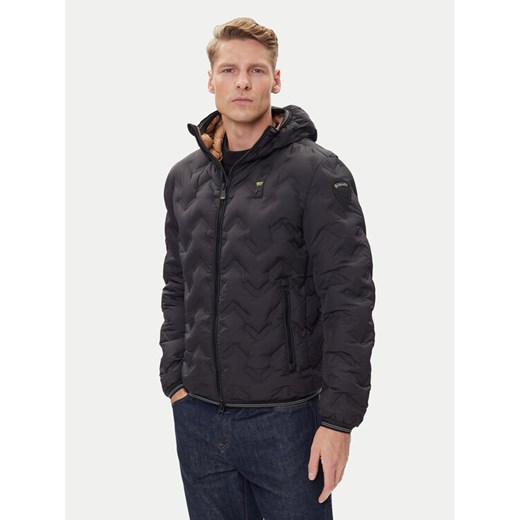 Blauer Kurtka puchowa 25WBLUC03233 Czarny Regular Fit ze sklepu MODIVO w kategorii Kurtki męskie - zdjęcie 184950196