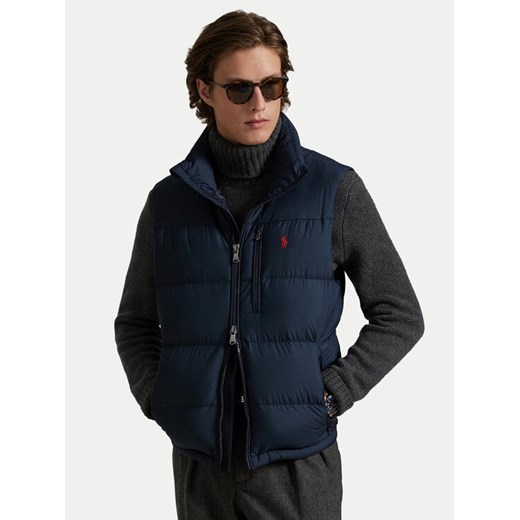 Polo Ralph Lauren Kamizelka 710968283002 Granatowy Regular Fit ze sklepu MODIVO w kategorii Kamizelki męskie - zdjęcie 184950236
