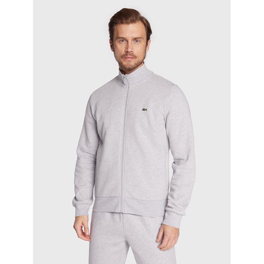 Lacoste Bluza SH9622 Szary Regular Fit ze sklepu MODIVO w kategorii Bluzy męskie - zdjęcie 184950238