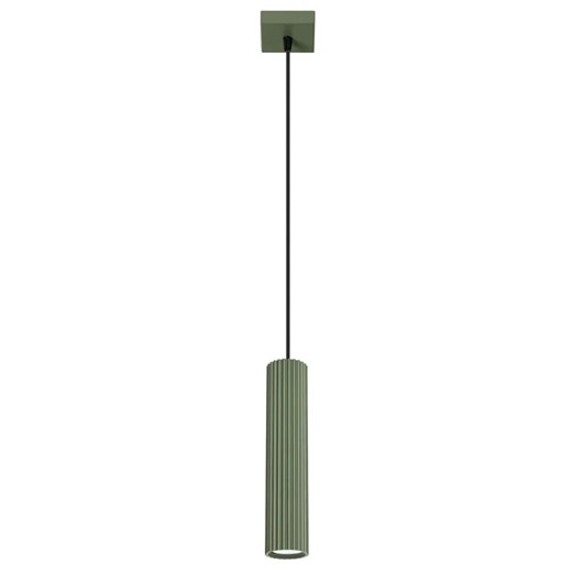 Zielona wisząca lampa karbowana F1-W15 ze sklepu Edinos.pl w kategorii Lampy wiszące - zdjęcie 184952805