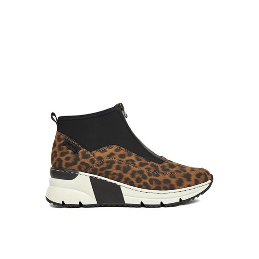 Sneakersy Rieker CEO-N6352-90 Czarny ze sklepu eobuwie.pl w kategorii Buty sportowe damskie - zdjęcie 184952977