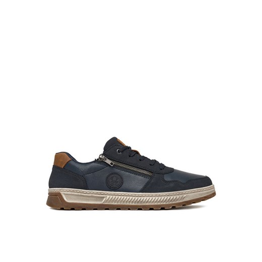 Sneakersy Rieker 37029-16 Granatowy ze sklepu eobuwie.pl w kategorii Buty sportowe męskie - zdjęcie 184952987