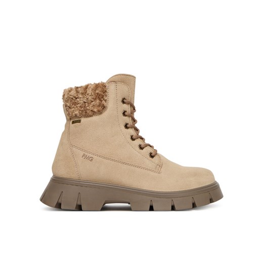 Trapery Primigi GORE-TEX 8870511 D Beżowy ze sklepu eobuwie.pl w kategorii Buty zimowe dziecięce - zdjęcie 184953168