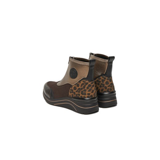 Botki Remonte D0T78-90 Brązowy Remonte 37 eobuwie.pl