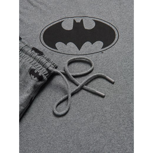 Reserved - Dwuczęściowa piżama BATMAN - ciemnoszary Reserved S Reserved