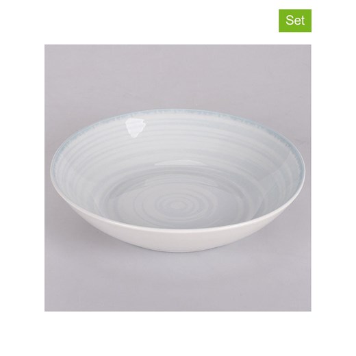 Villa d´Este Talerze głębokie (6 szt.) &quot;Baita&quot; w kolorze biało-błękitnym - Ø 20,5 cm ze sklepu Limango Polska w kategorii Naczynia - zdjęcie 184955558