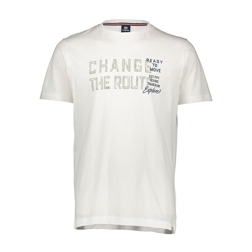 Lerros Koszulka w kolorze białym ze sklepu Limango Polska w kategorii T-shirty męskie - zdjęcie 184955716