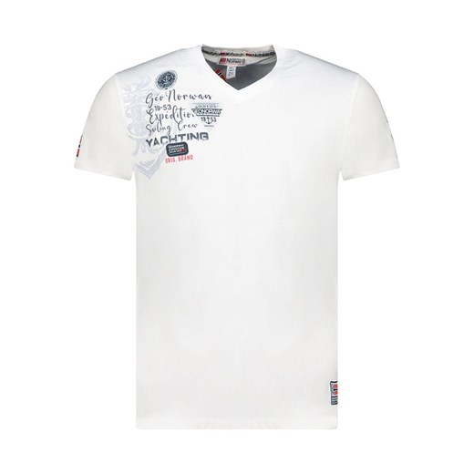 Geographical Norway Koszulka &quot;Jademora&quot; w kolorze białym ze sklepu Limango Polska w kategorii T-shirty męskie - zdjęcie 184955837