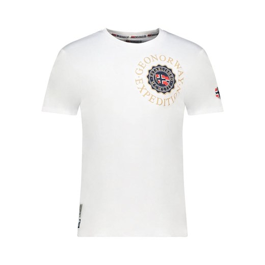 Geographical Norway Koszulka &quot;Jeganto&quot; w kolorze białym ze sklepu Limango Polska w kategorii T-shirty męskie - zdjęcie 184955845