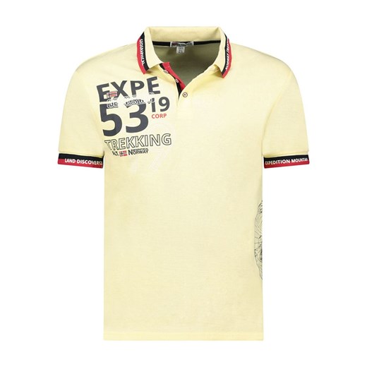 Geographical Norway Koszulka polo &quot;Krug&quot; w kolorze żółtym ze sklepu Limango Polska w kategorii T-shirty męskie - zdjęcie 184955907