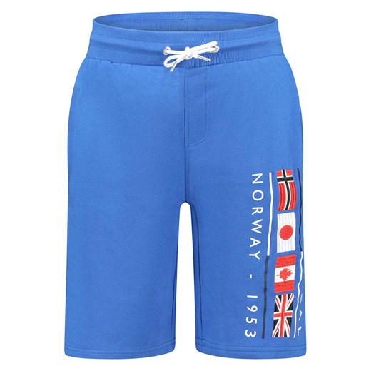 Geographical Norway Bermudy dresowe &quot;Paurant&quot; w kolorze niebieskim ze sklepu Limango Polska w kategorii Spodenki męskie - zdjęcie 184955935