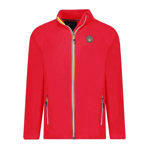 Geographical Norway Kurtka polarowa &quot;Tugim&quot; w kolorze czerwonym ze sklepu Limango Polska w kategorii Bluzy męskie - zdjęcie 184955967