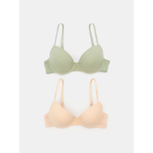 Sinsay - Biustonosze push-up 2 pack - wielobarwny ze sklepu Sinsay w kategorii Biustonosze - zdjęcie 184956956