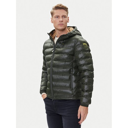 Blauer Kurtka przejściowa 25WBLUC02132 Zielony Regular Fit ze sklepu MODIVO w kategorii Kurtki męskie - zdjęcie 184957459