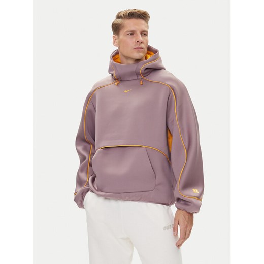 Nike Bluza HQ0465 Brązowy Oversize ze sklepu MODIVO w kategorii Bluzy męskie - zdjęcie 184957556