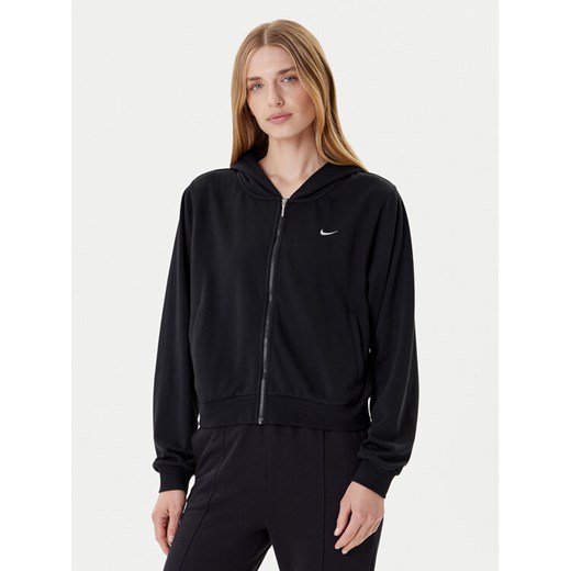Nike Bluza Chill Terry FN2415 Czarny Relaxed Fit ze sklepu MODIVO w kategorii Bluzy damskie - zdjęcie 184957577