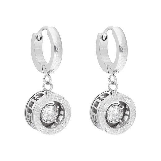 Guess Kolczyki JUBE01 463JW Srebrny ze sklepu MODIVO w kategorii Kolczyki - zdjęcie 184957599