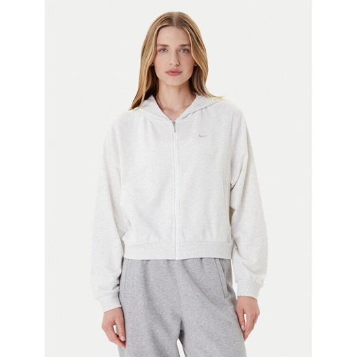 Nike Bluza Chill Terry FN2415 Szary Relaxed Fit ze sklepu MODIVO w kategorii Bluzy damskie - zdjęcie 184957618