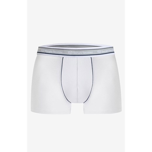 Sergio Tacchini bokserki męskie bawełniane białe 9000 SRT9000NI, Kolor biały, Rozmiar S, Sergio Tacchini ze sklepu Intymna w kategorii Majtki męskie - zdjęcie 184958665
