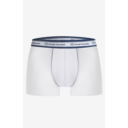 Sergio Tacchini bokserki męskie bawełniane białe 9000 SRT9000WH, Kolor biały, Rozmiar S, Sergio Tacchini ze sklepu Intymna w kategorii Majtki męskie - zdjęcie 184958667