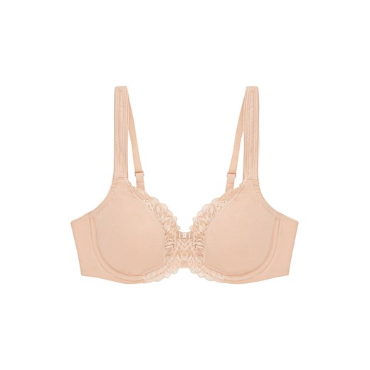 Triumph biustonosz miękki z fiszbinami Modern Lace+Cotton 10207538-00EP, Kolor cielisty, Rozmiar 80B, Triumph ze sklepu Intymna w kategorii Biustonosze - zdjęcie 184958675