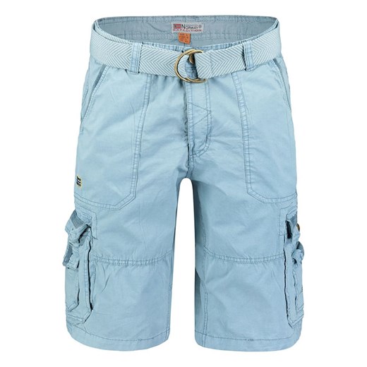 Geographical Norway Bermudy &quot;Perou&quot; w kolorze błękitnym ze sklepu Limango Polska w kategorii Spodenki męskie - zdjęcie 184959038
