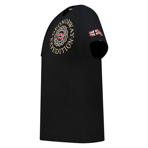 Geographical Norway Koszulka &quot;Jeganto&quot; w kolorze czarnym Geographical Norway XL promocja Limango Polska