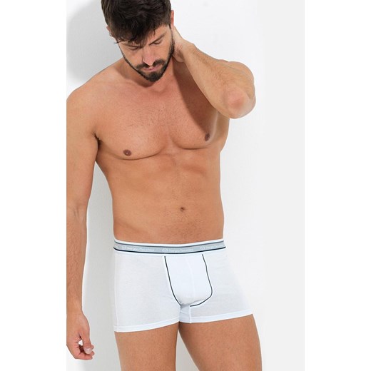 Sergio Tacchini bokserki męskie bawełniane białe 9000 SRT9000NI, Kolor biały, Rozmiar S, Sergio Tacchini ze sklepu Intymna w kategorii Majtki męskie - zdjęcie 184959156