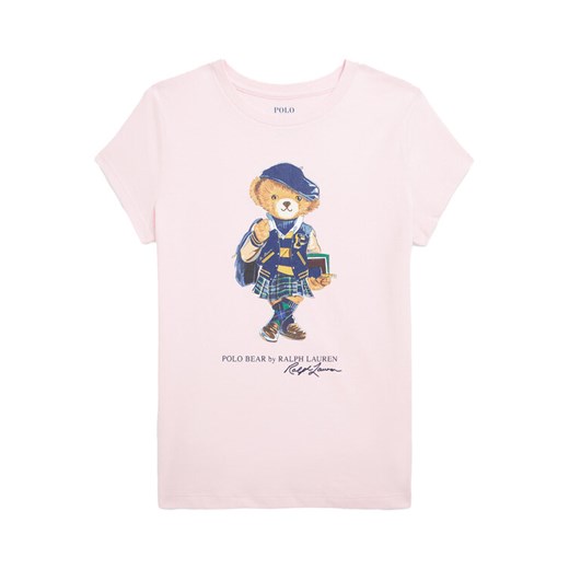 Polo Ralph Lauren T-Shirt 313961230001 Różowy Regular Fit ze sklepu MODIVO w kategorii Bluzki dziewczęce - zdjęcie 184959259