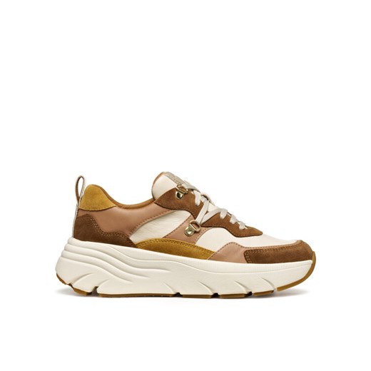 Geox Sneakersy D Diamanta D36UFE 022BC C6507 Brązowy ze sklepu MODIVO w kategorii Buty sportowe damskie - zdjęcie 184959297