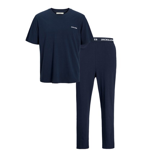 Jack&Jones Piżama Everest 12273633 Granatowy Standard Fit ze sklepu MODIVO w kategorii Piżamy męskie - zdjęcie 184959305