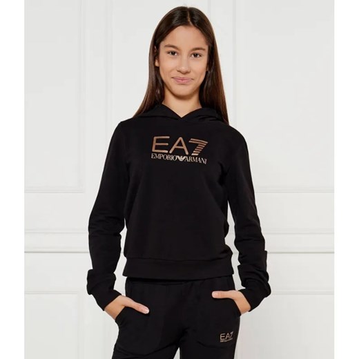EA7 Bluza | Regular Fit ze sklepu Gomez Fashion Store w kategorii Bluzy dziewczęce - zdjęcie 184959725