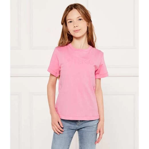 Pinko UP T-shirt | Regular Fit ze sklepu Gomez Fashion Store w kategorii Bluzki dziewczęce - zdjęcie 184959766
