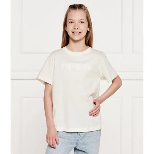 Pinko UP T-shirt | Regular Fit ze sklepu Gomez Fashion Store w kategorii Bluzki dziewczęce - zdjęcie 184959769