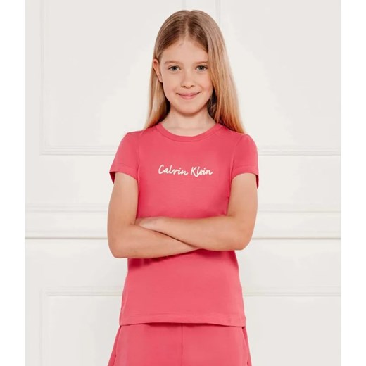 Calvin Klein Jeans T-shirt | Slim Fit ze sklepu Gomez Fashion Store w kategorii Bluzki dziewczęce - zdjęcie 184959786