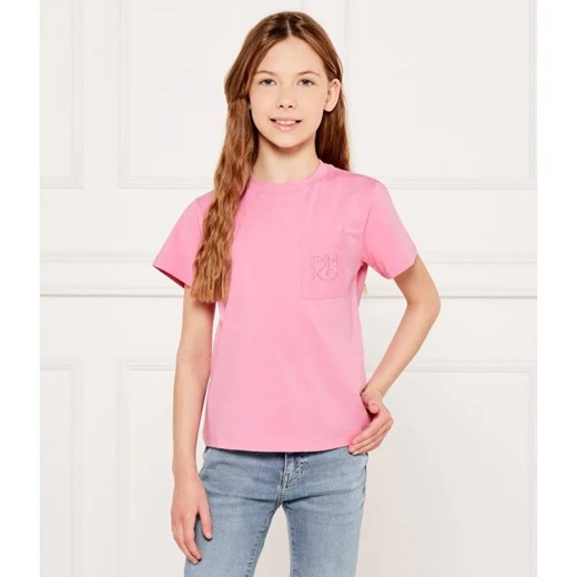 Pinko UP T-shirt | Oversize fit ze sklepu Gomez Fashion Store w kategorii Bluzki dziewczęce - zdjęcie 184959787