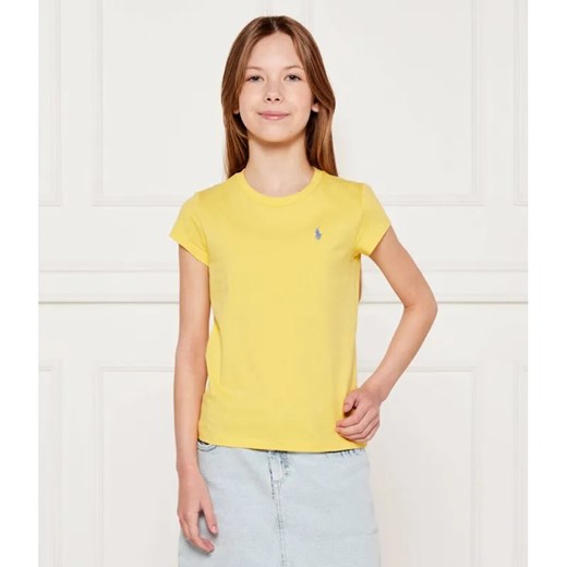 POLO RALPH LAUREN T-shirt | Regular Fit ze sklepu Gomez Fashion Store w kategorii Bluzki dziewczęce - zdjęcie 184959818