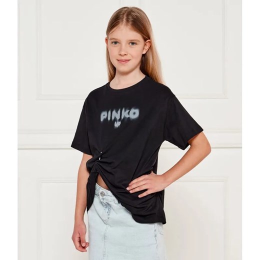 Pinko UP T-shirt | Loose fit ze sklepu Gomez Fashion Store w kategorii Bluzki dziewczęce - zdjęcie 184959827