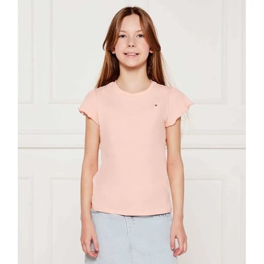 Tommy Hilfiger T-shirt | Regular Fit ze sklepu Gomez Fashion Store w kategorii Bluzki dziewczęce - zdjęcie 184959837