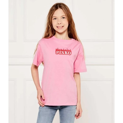 Pinko UP T-shirt | Oversize fit ze sklepu Gomez Fashion Store w kategorii Bluzki dziewczęce - zdjęcie 184959858