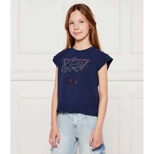 Guess T-shirt | Regular Fit ze sklepu Gomez Fashion Store w kategorii Bluzki dziewczęce - zdjęcie 184959876