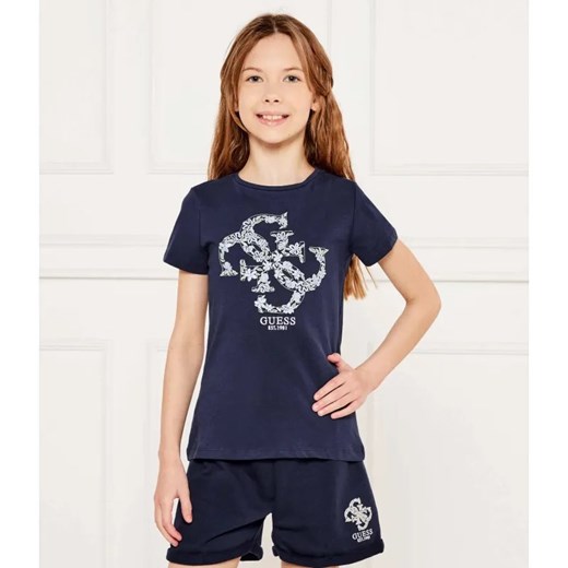 Guess T-shirt | Regular Fit ze sklepu Gomez Fashion Store w kategorii Bluzki dziewczęce - zdjęcie 184959887