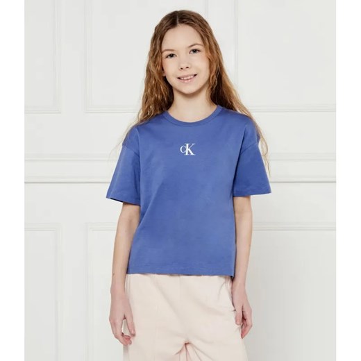 Calvin Klein Jeans T-shirt | Relaxed fit ze sklepu Gomez Fashion Store w kategorii Bluzki dziewczęce - zdjęcie 184959889