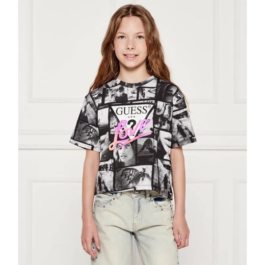 Guess T-shirt | Regular Fit ze sklepu Gomez Fashion Store w kategorii Bluzki dziewczęce - zdjęcie 184959925